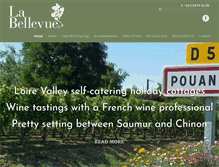 Tablet Screenshot of domainedelabellevue.com